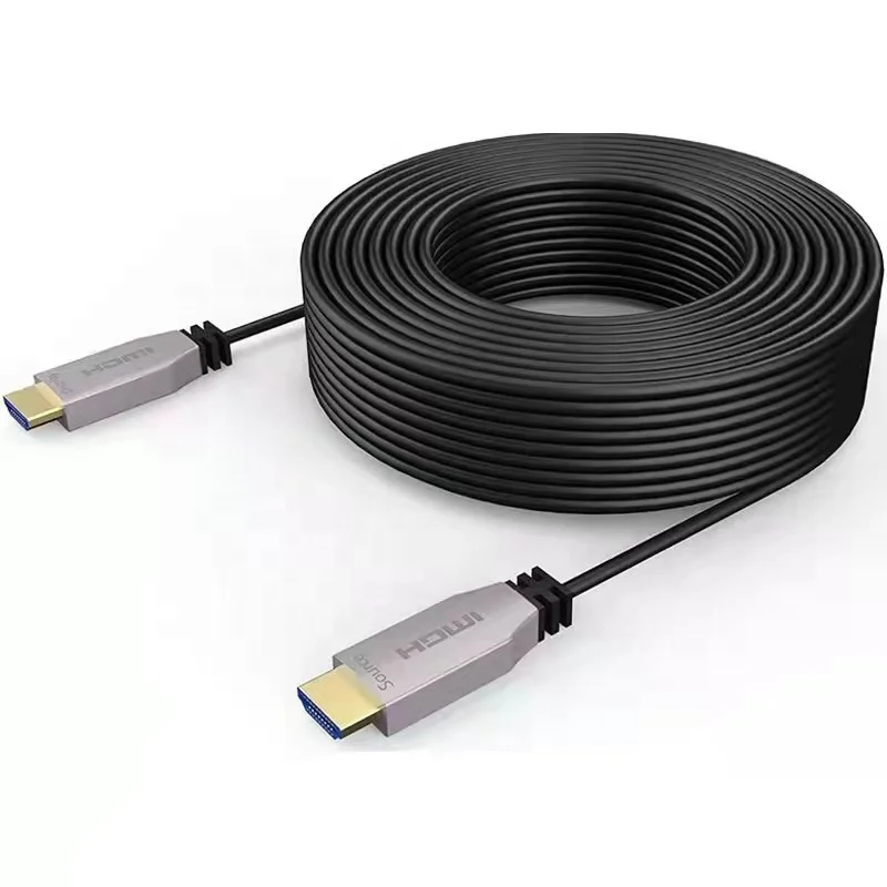 Zinc Alloy 8K Active Fiber Optic HDMI 2.1 Cable 8K60hz 4K120hz 4K144hz HDCP 2.3 2.2 48Gbps