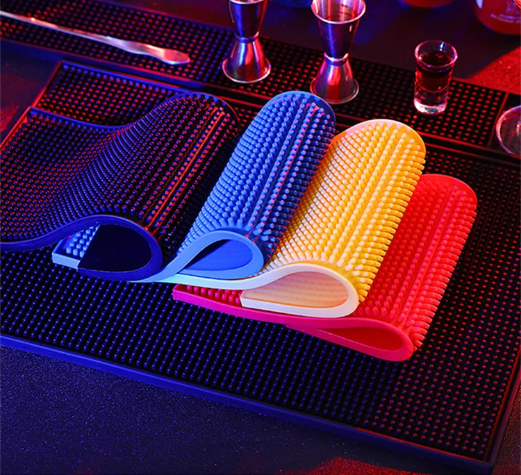 10+ years promotional party bar night club customize beer rubber bar mat pads with logo