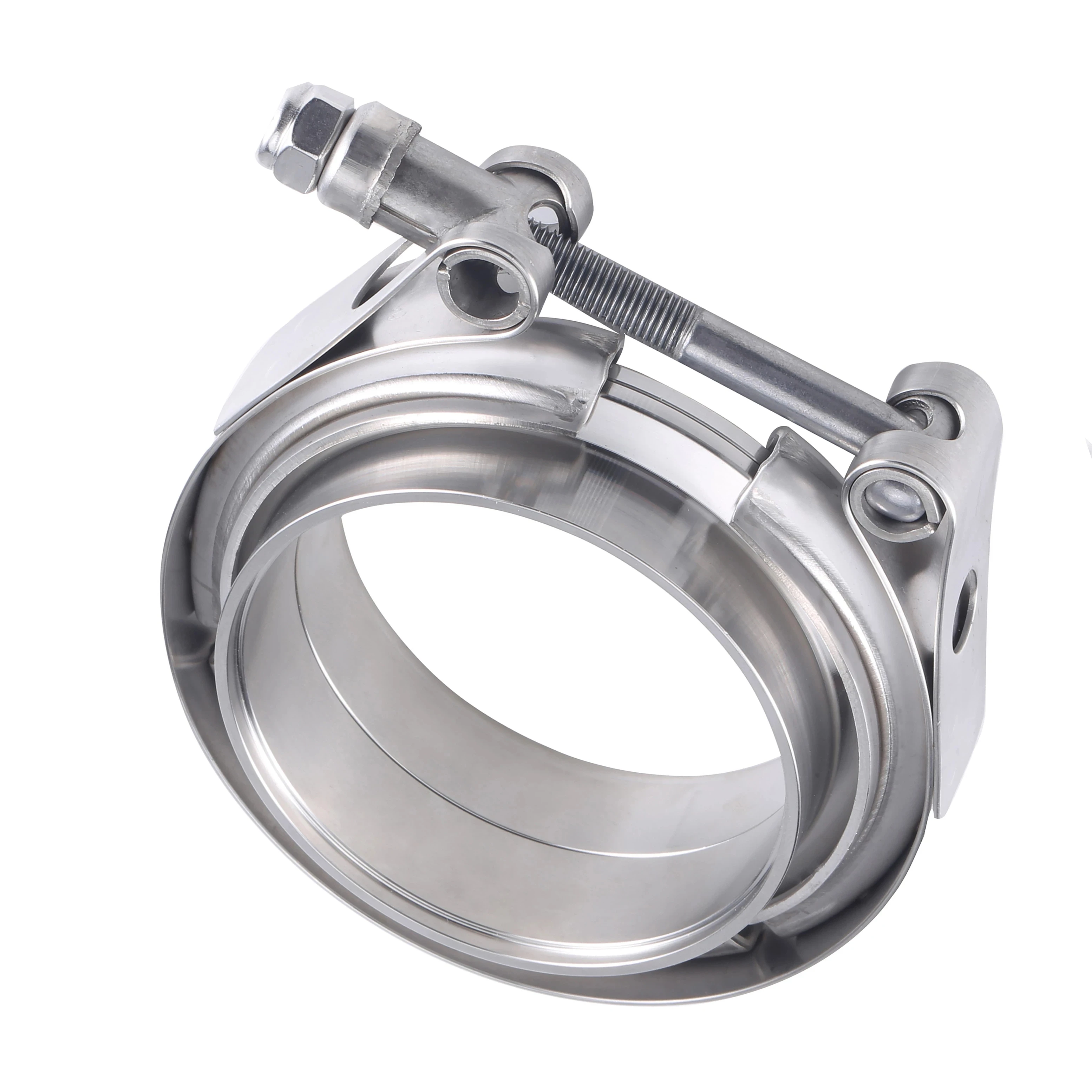 Stainless Steel Heat resistance Duct Hose Clamps Pipe Tube Strong Throat Hoop