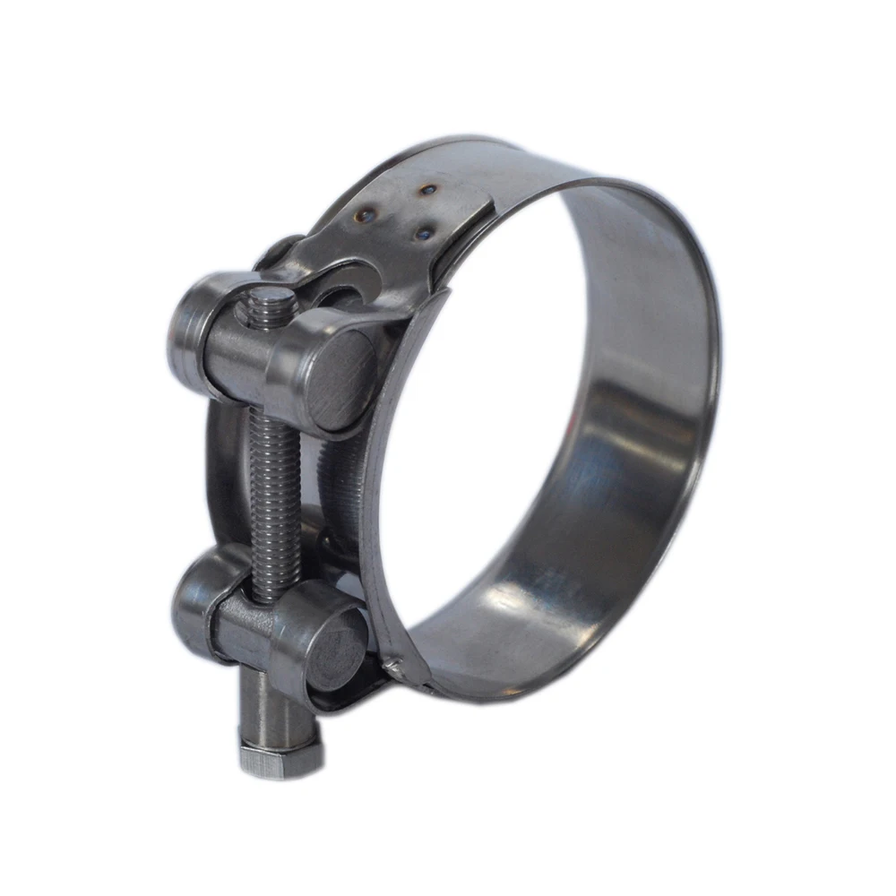 Exhaust Pipe Coolant Single Bolt Heavy Duty Hose Clamp Turbo Hose Clamps