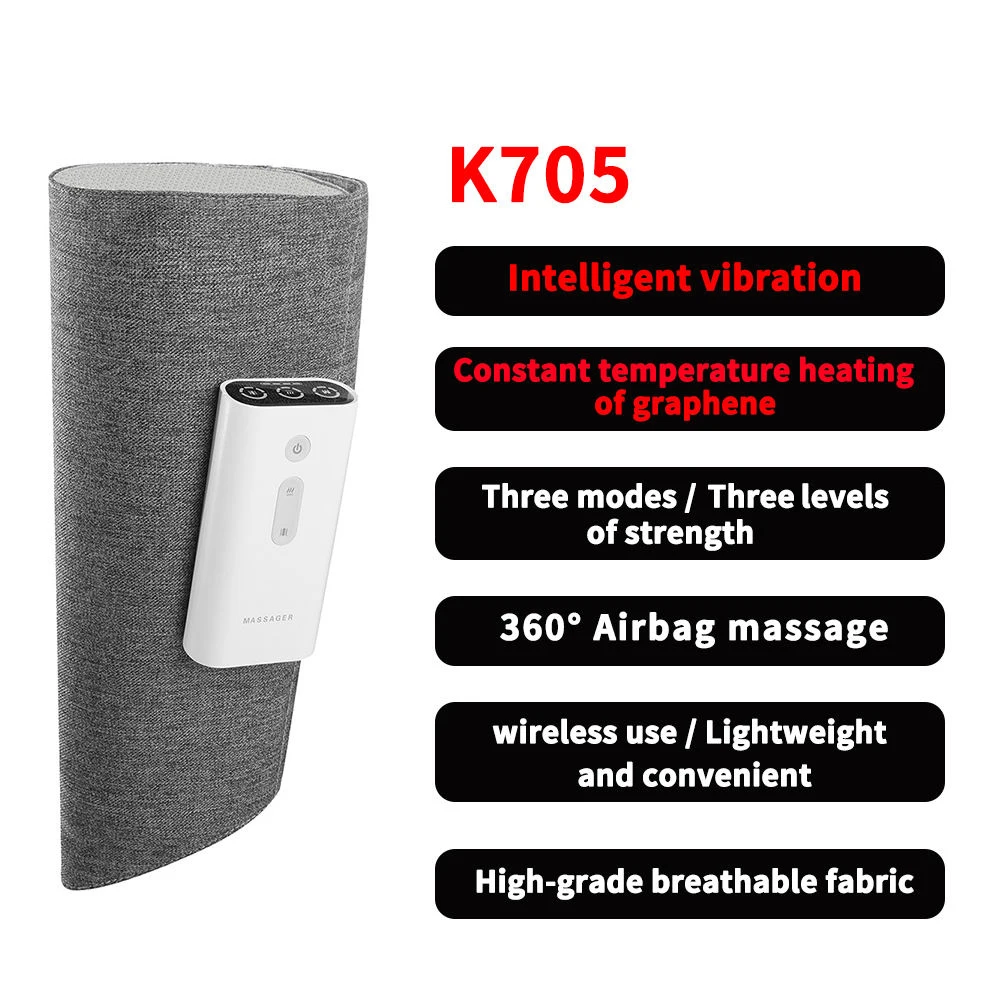Rechargeable Automatic Calf Slimming Massage Device Electric Air Compression Leg Massager