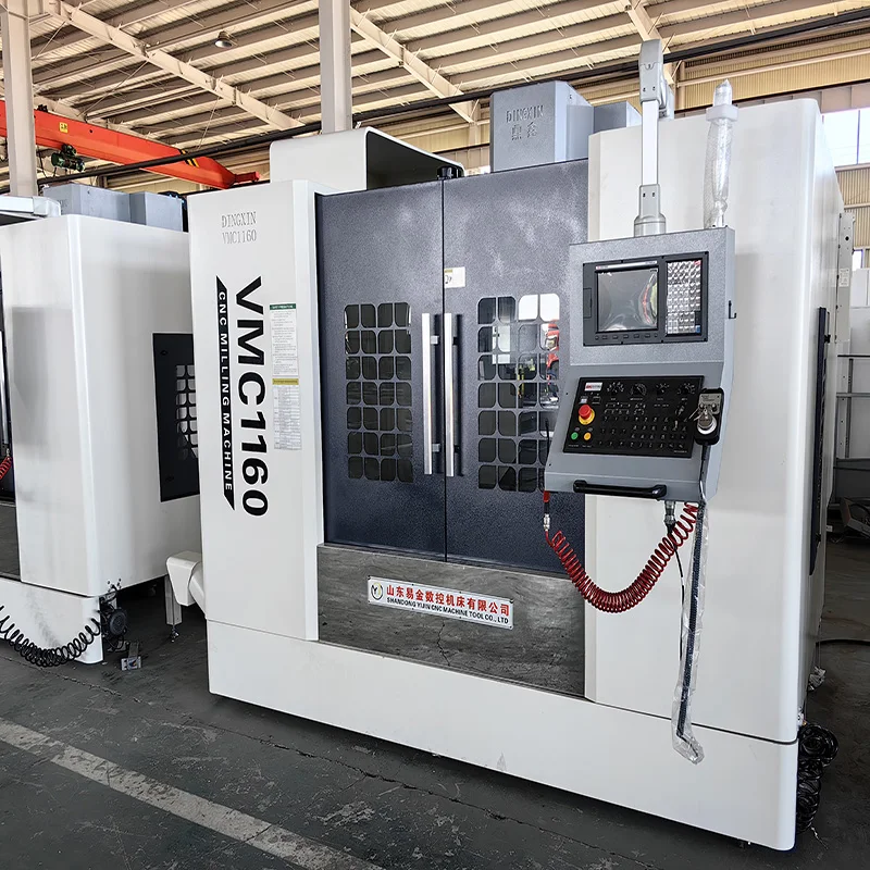 GSK FANUC optional vmc1160 vmc1270 5 axis cnc big machining center CHINA high standard BT40 cnc vertical milling machine tools
