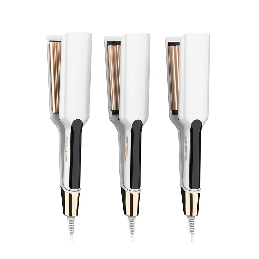 High Quality Customize Titanium Hair Straightener curler 2 in 1 Flat Irons For Keratin Use Private Label Iron