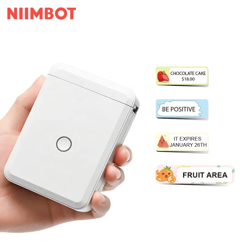 New product Niimbot D110 smartphone label printer 15mm barcode logo printer for adhesive sticker with PSE KC BSCI CE certificate