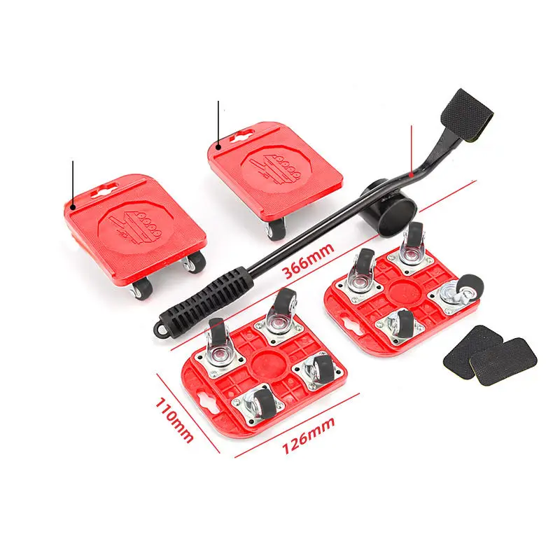 Furniture Mover Tool Lifter Easy Moving Heavy Duty Furniture Lifter With 4 Sliders