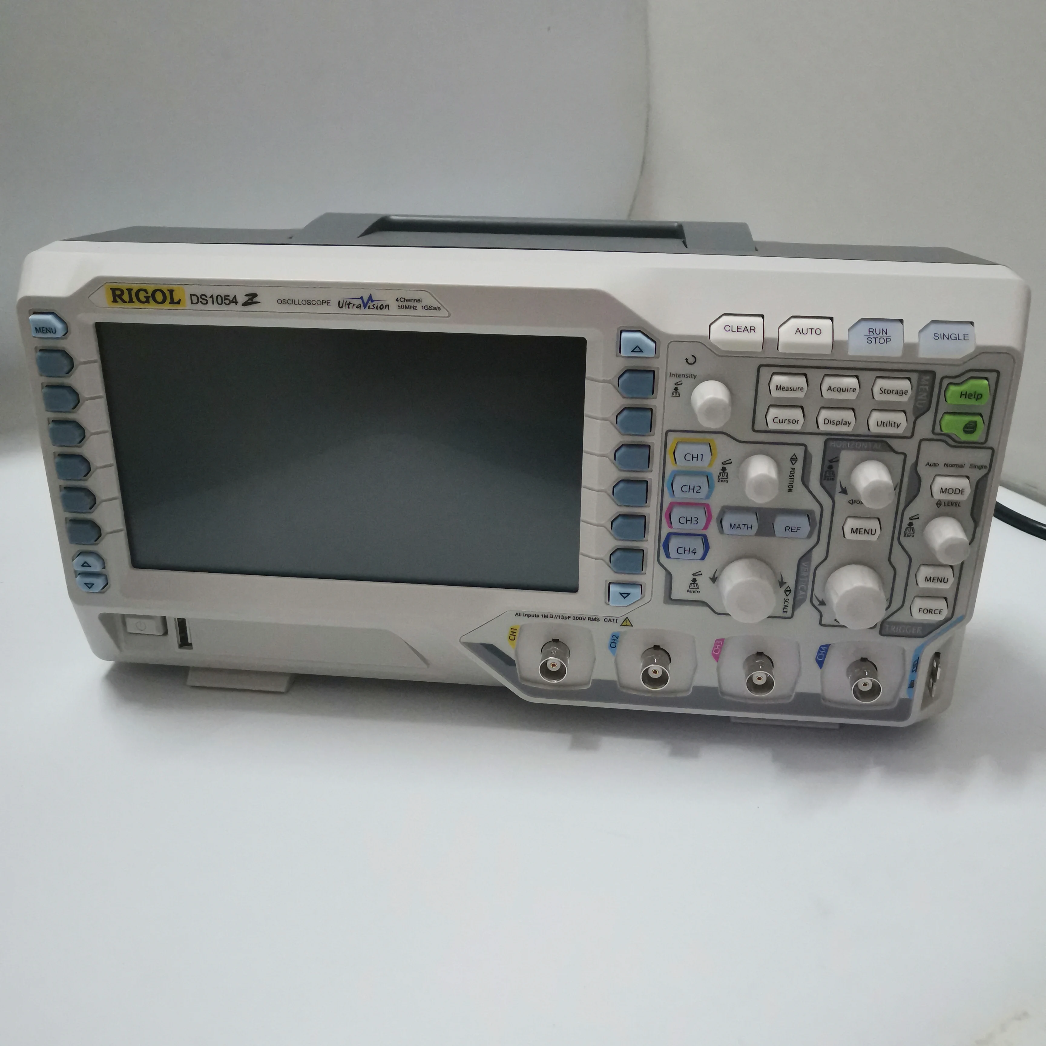  Осциллограф RIGOL DS1054Z 50 МГц 4 канала up tp 1GS/s 7 дюймов WVGA 12 МП 30 000 Вт