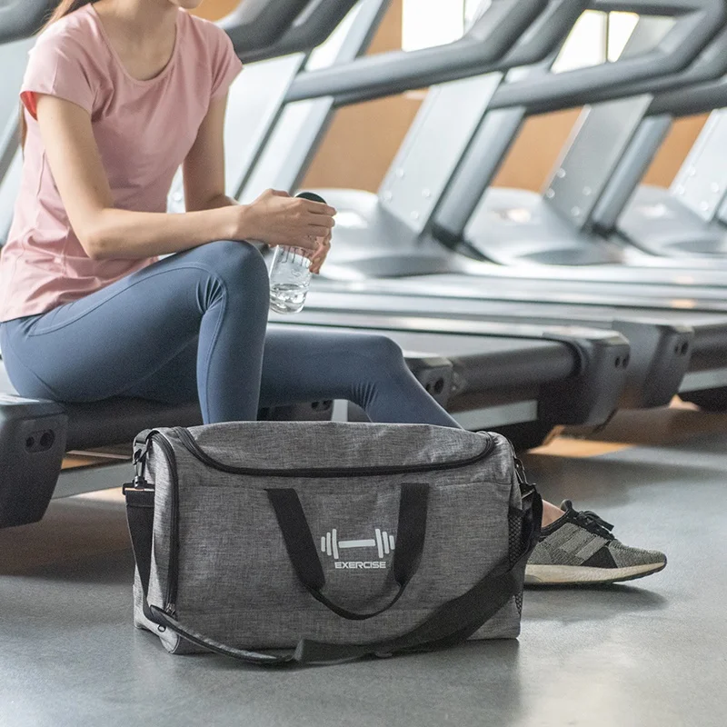Lightweight Sports Gym Bag Unisex Travel Duffel  Bag Waterproof Training Bag with Shoe Compartment