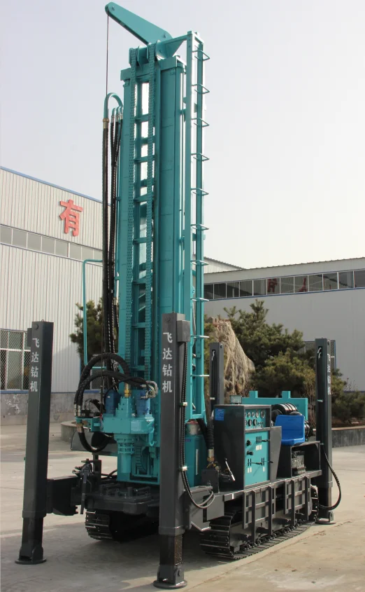 100m 200m 300m 400 meters depth Rock Drilling Machine Air DTH portable water well drilling rigs bore hole well drilling rig