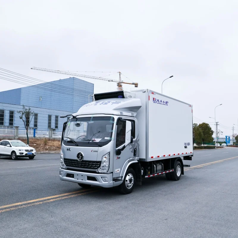 Автомобильный рефрижератор 4x2Truck Shaanxi высокого класса с системой охлаждения термо-королем для перевозки мороженого мяса рыбы