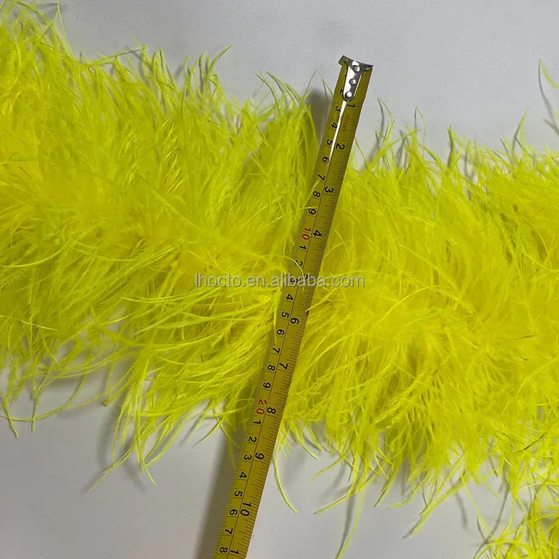 2/3/4/5/6/7/8/10ply Events Party Feathers For Dress Clothing Sewing Ostrich Feather Boa Trimming