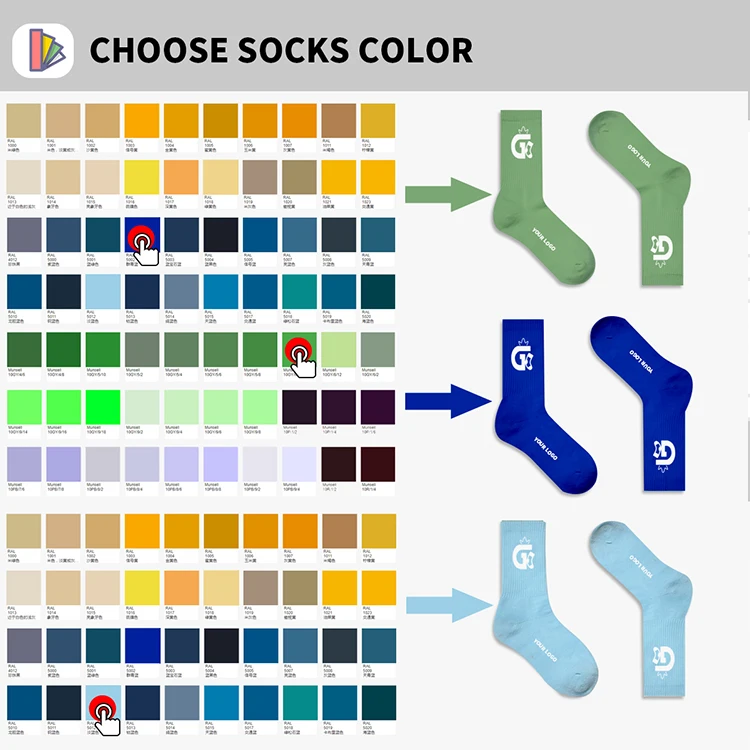 OEM Design Your Own Brand Socks Logo Custom High Quality Men Cotton White Crew Socks Custom Sports Calcetines