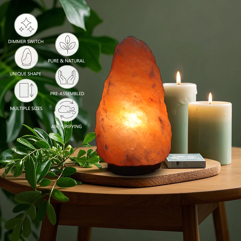 Himalayan Salt Lamp Pakistani Rock Lamp Bedroom Night Light
