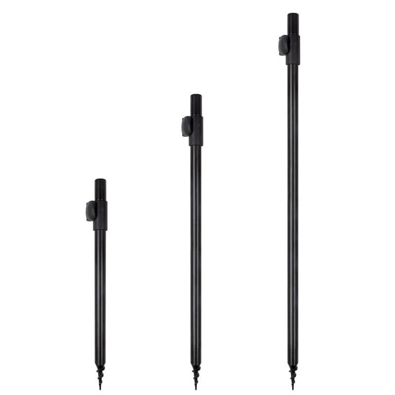 50-100cm aluminum alloy 2 pieces spiral point bank sticks adjustable fishing rod pod quick release banksticks