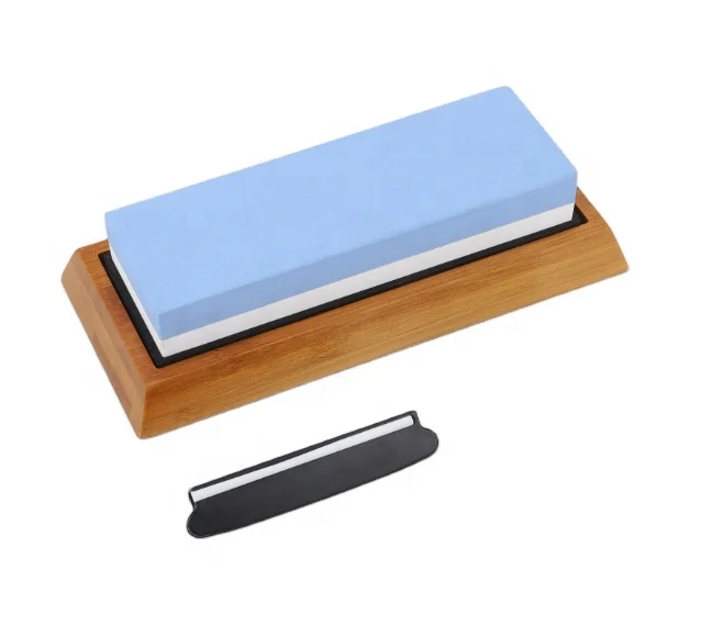 2 Grits Whetstone Set 2-Side Wet Stone Knife Sharpener Stone Sharpener Wetstone