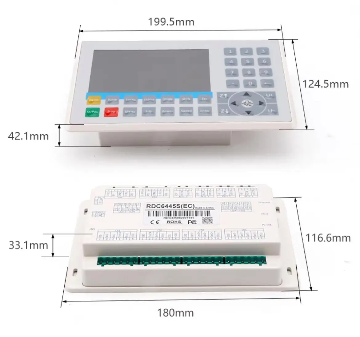 Ruida Small Vision Control System RDV6445S  RDV6442S With CCD For CO2 Laser Cutting & Engraving Machine
