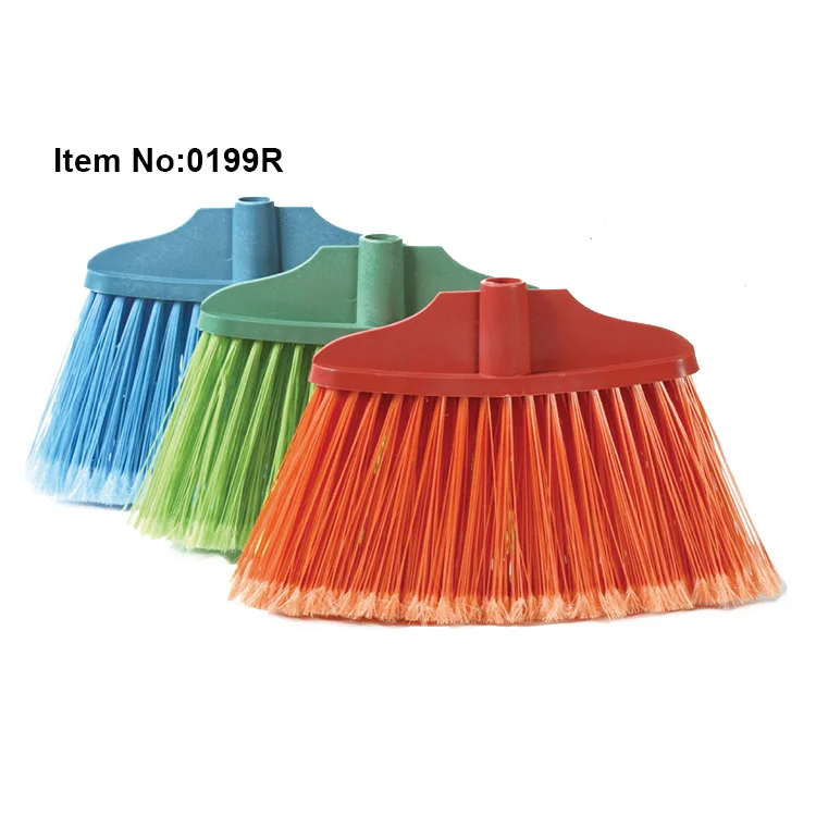 HQ0199R American market plastic garden cleaning hand broom USA screw