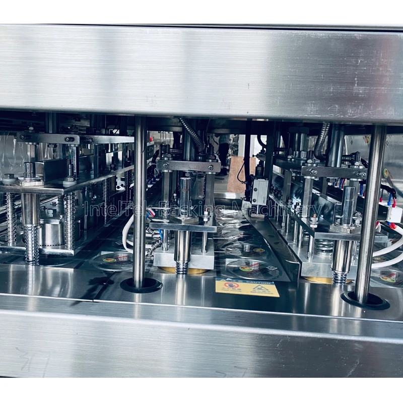 Jelly Pudding Cup Fill Seal Machine Equipment Assembly Line Pudding Ice Cream Christmas Pudding Cup Filling Packing Machine