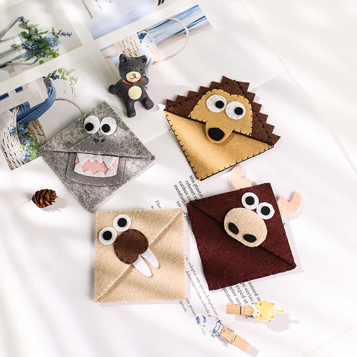 Wholesale exquisite  cartoon cute bookmark student Fashion Wild Kingdom Bookmark custom bookmark handmade