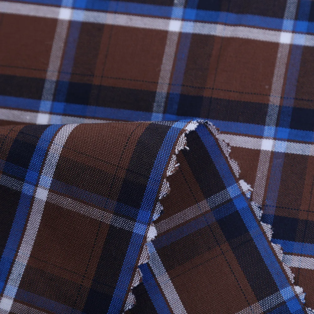 100%cotton combed cotton fabric for mens shirt ready to ship