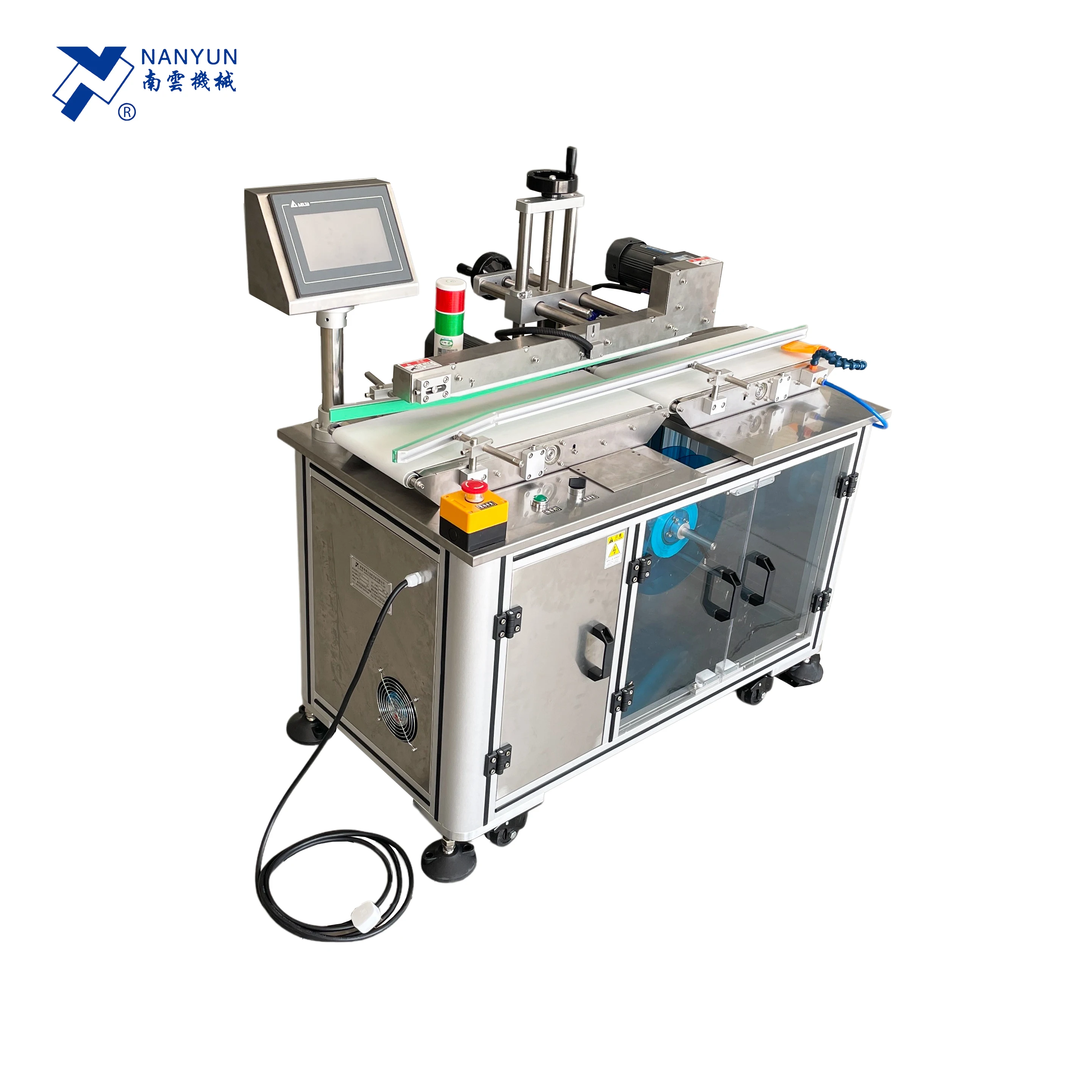 automatic sticker labeling machine for candle spices jerry square round plastic bottle jar can tin