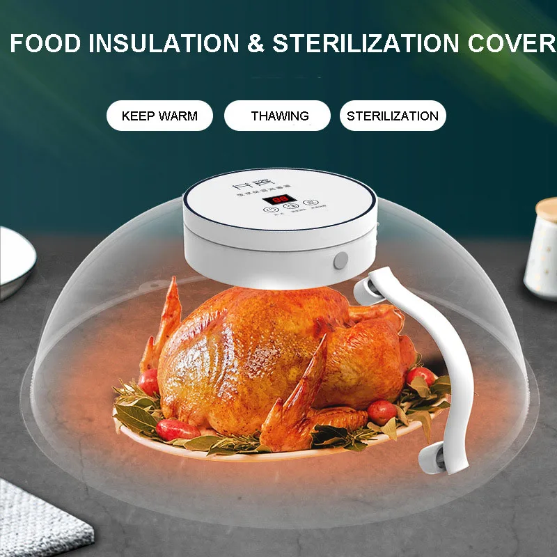 2024 new design transparent insulation food cover warm food microwave cover for food restaurant