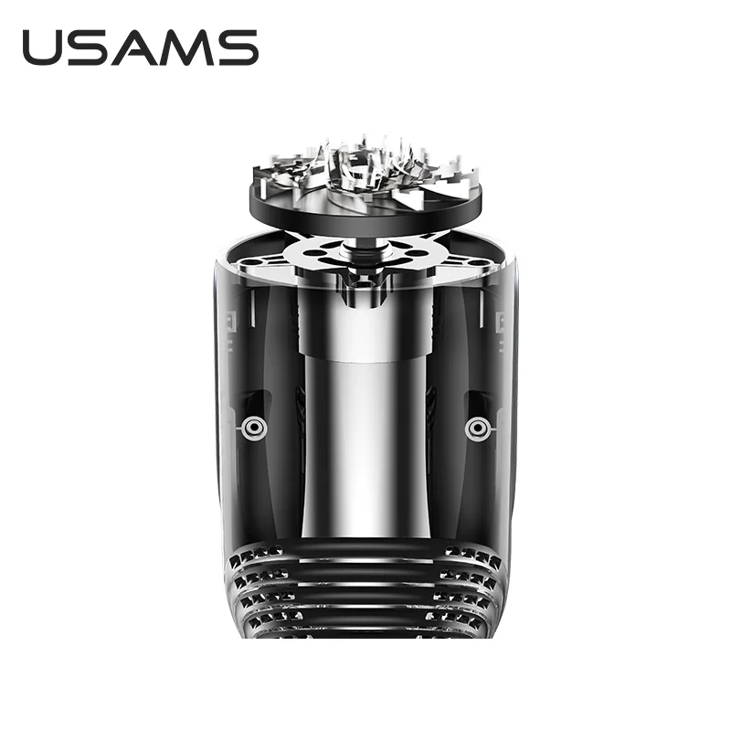USAMS 5500Pa Strong Power Car Vacuum Cleaner USB Rechargeable Mini Cordless Dust Buster for Car Home Desk Keyboard