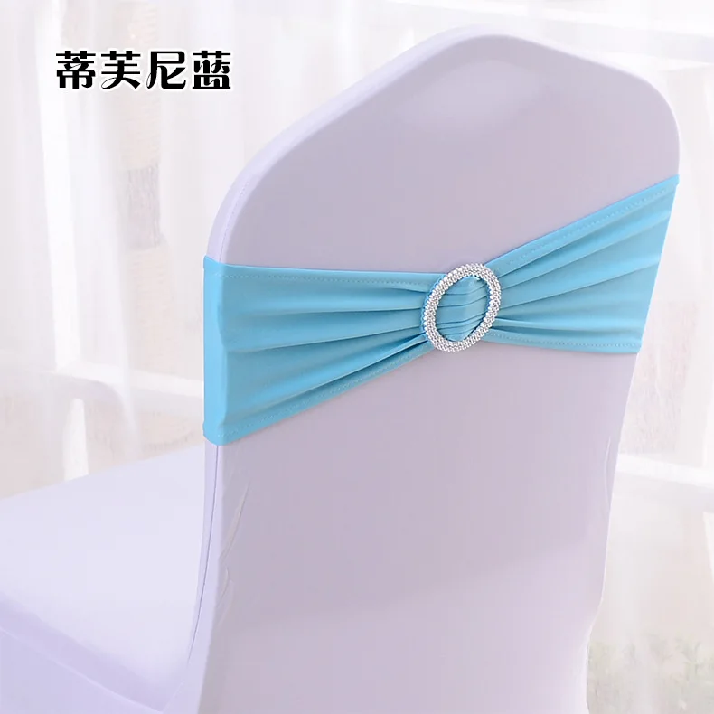 Spandex Sash Wedding Chair Band Stretch For Chair Covers Decoration