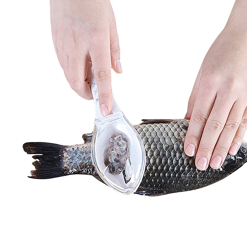 Wholesale Kitchen New Fish Skin Graters Cleaning Peeler Scaler Scraper household fish scale remover manual fish scaler