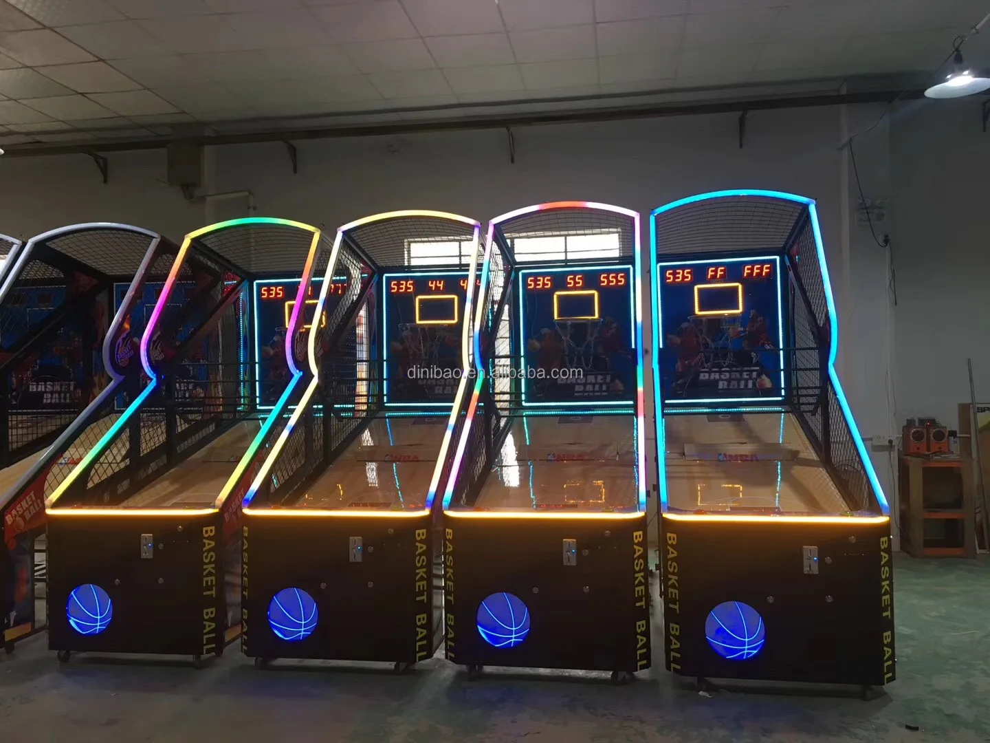 Dinibao Basketball Machine Indoor Sport Equipment Basketball Redemption Game Machine