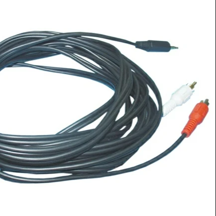 Low price of Brand new FX-DV11D-5M Double Shielded RCA Audio Cable Male to Male 3.5mm to 2 RCA Aux Cable