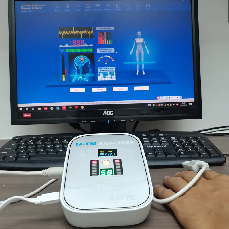 New design quantum magnetic resonance health body analyser