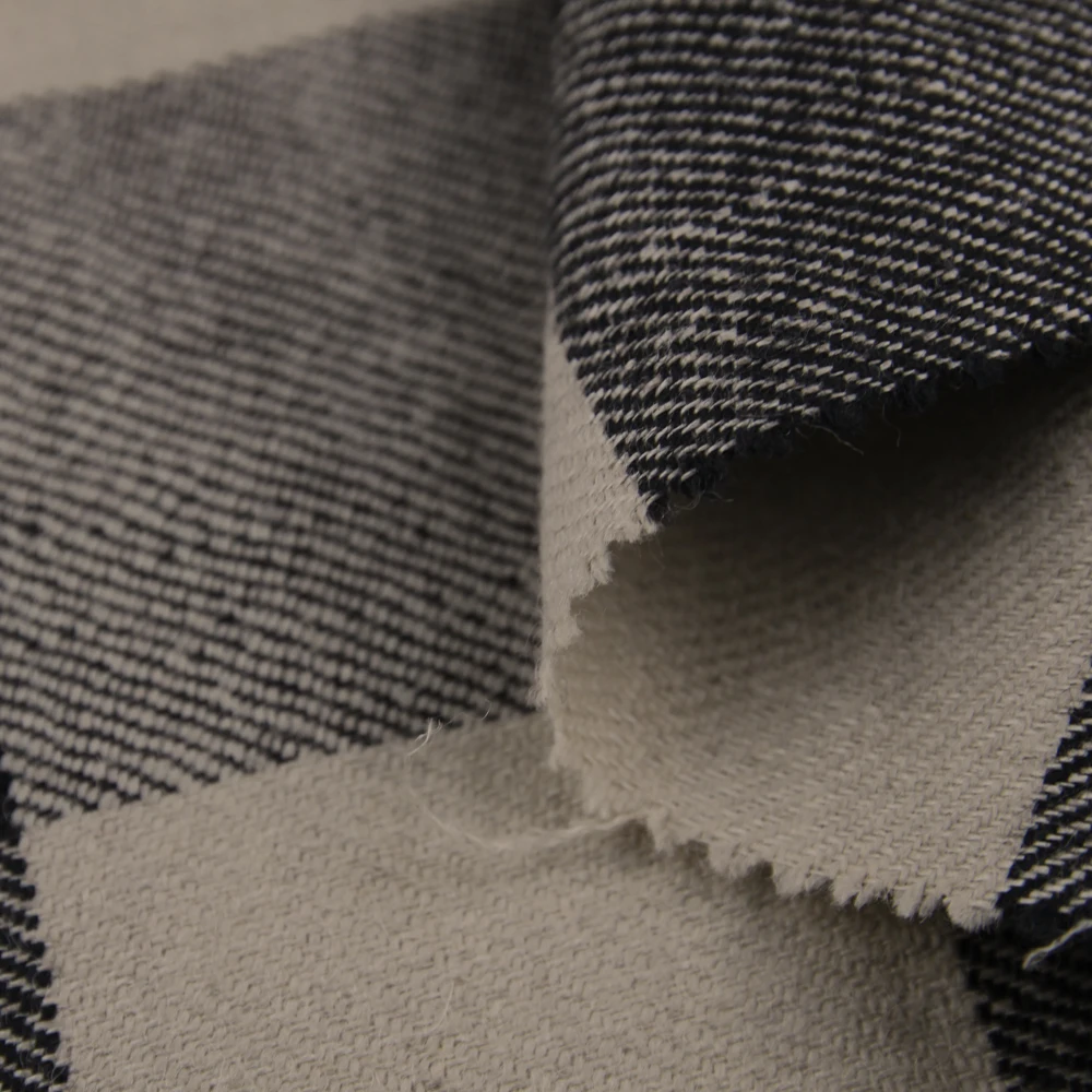  Modern Design Unique check Linen Wool Nylon Suit Fabric for Men pant trouser Dress Skirt Scarf Y/D