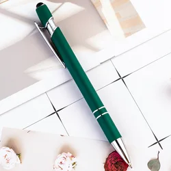 logo custom ballpoint pen business student gift engraving pattern metal ballpoint pen