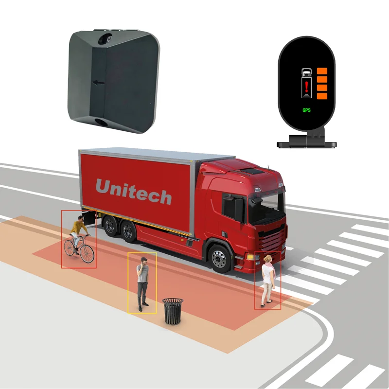 Blind Spot Detection System Blind Spot Information System UNECE R151 DVS 2O24  BSIS for logistic vehicles heavy truck