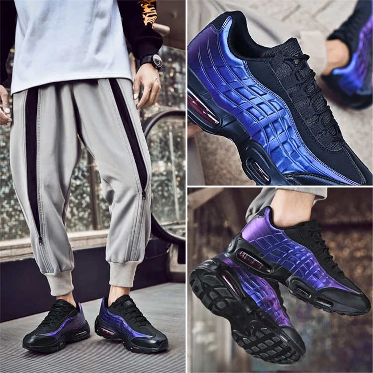 
Cheap Outdoor Air Cushion Running Sport Shoes Mesh Footwear Men Designer Sneakers Picture Solid Walking Shoes Top Grade KTS-0580 