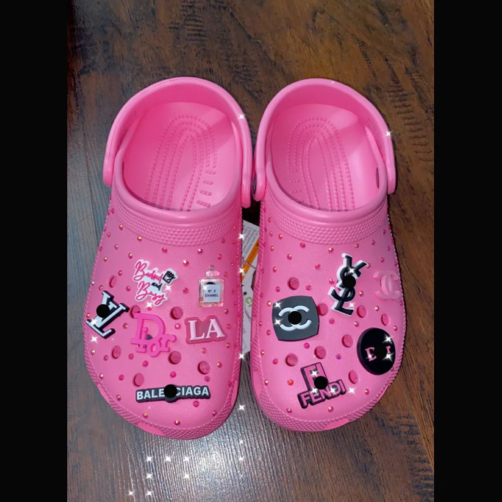 Светящиеся в темноте украшения для обуви из ПВХ Подвески дизайнерские подвески на заказ