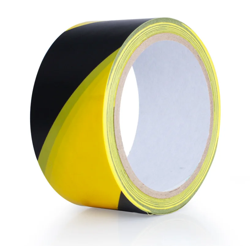 Wear-resistant Colorful Black and Yellow Floor Tape for Factory Workshop Landmark Delineation Warning Signs