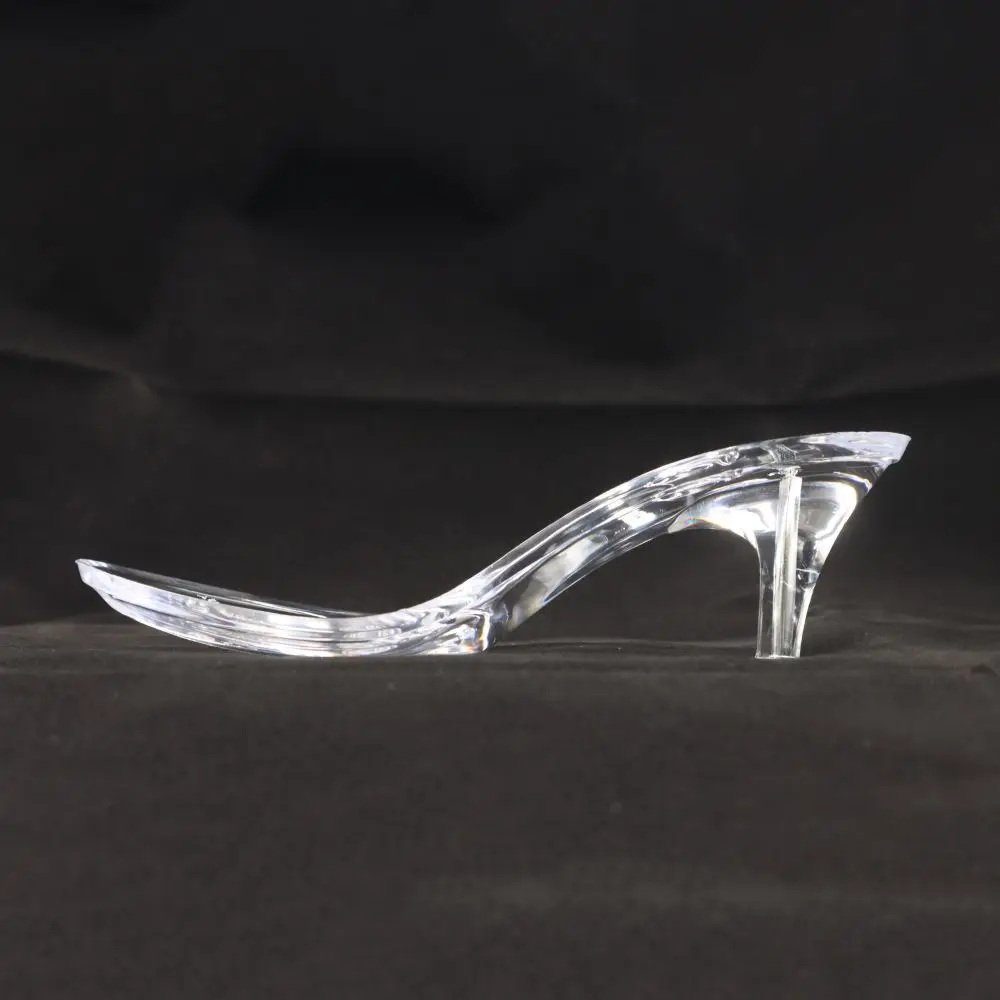 Factory sales Plating various colors Transparent crystal PC heel for shoe making charm