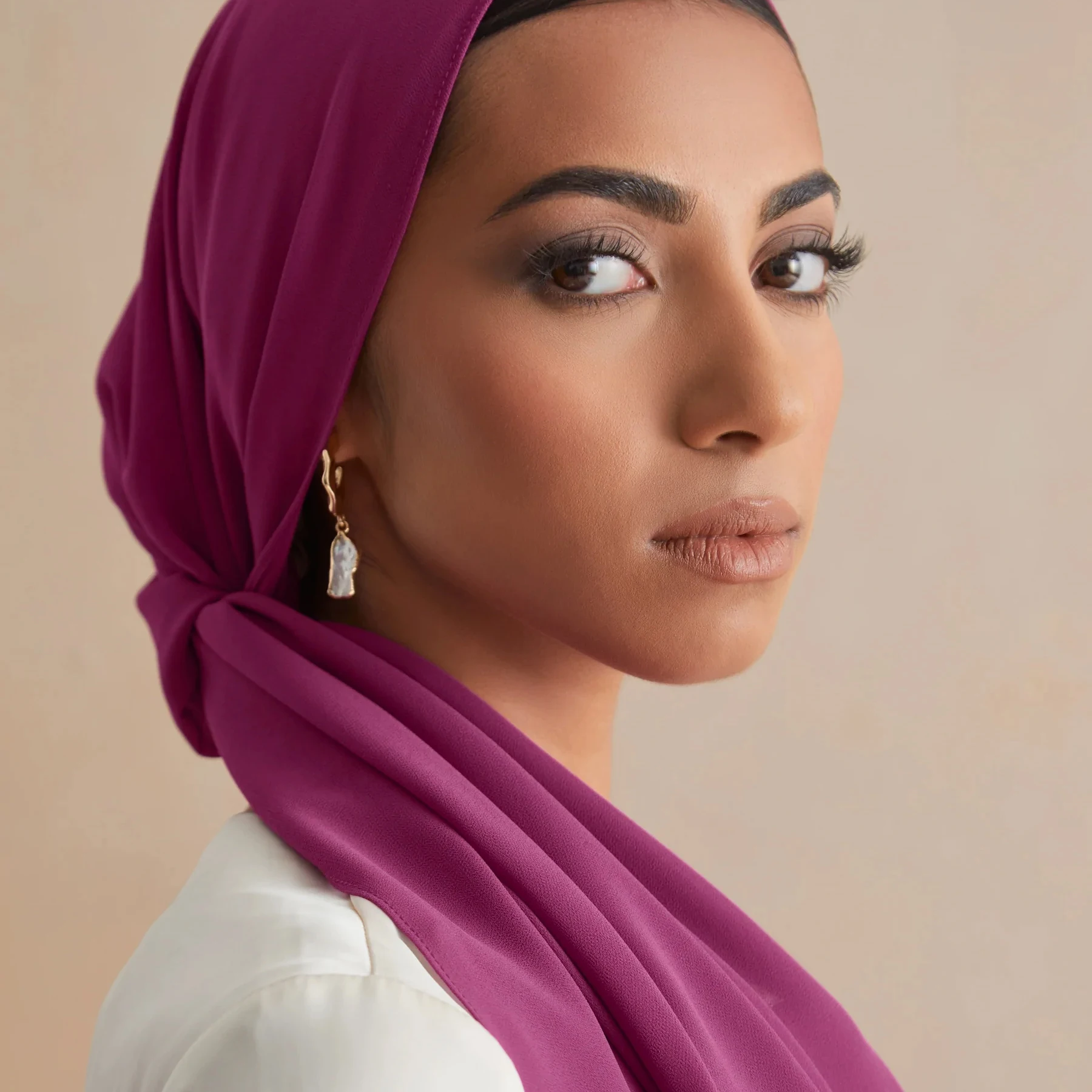 Wholesale High Quality Hot Muslim Solid Blank Plain Chiffon Hijabs Shawls Islamic Headwear Wraps Scarves Long Georgette Scarf