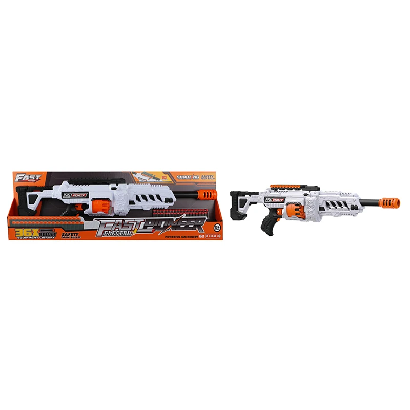 Soft Gun 36 running shots Manual Soft Bullet Gun Toy Long Shooting Range Toys Pistol Gun Dart Blaster Gift