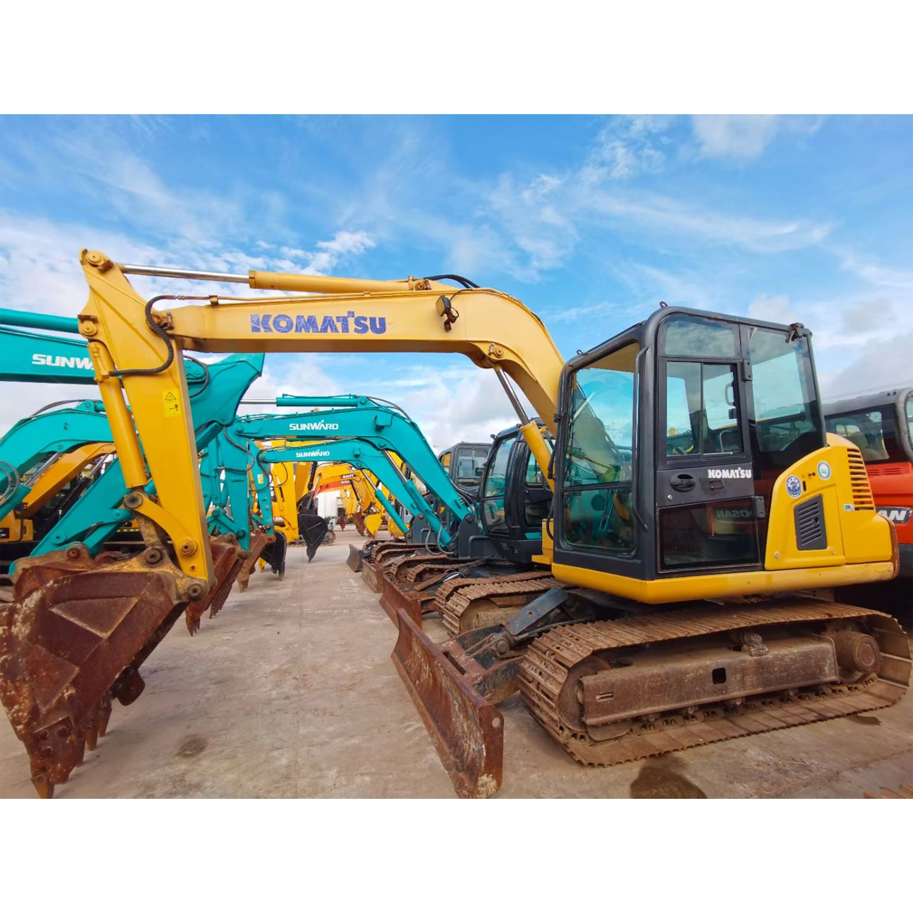 best selling factory price good quality famous Japan brand Komatsu PC70  excavator