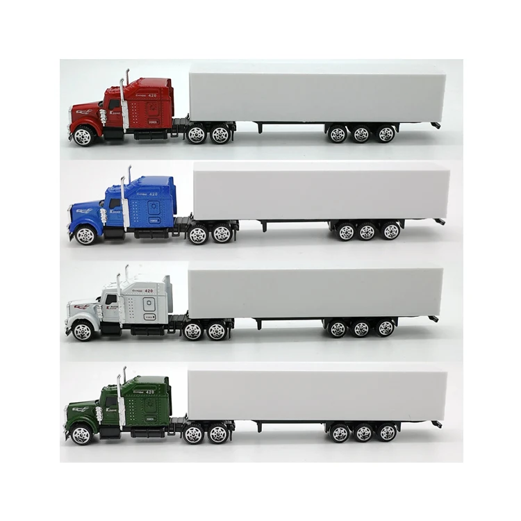 Scale 1:87 American transport truck container truck model body custom LOGO