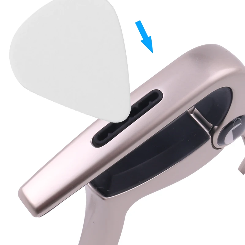 Wholesale Multifunction Guitar Capo Alloy Musical Instrument Accessories Classic Guitar Tool Guitar Tuner With Holder