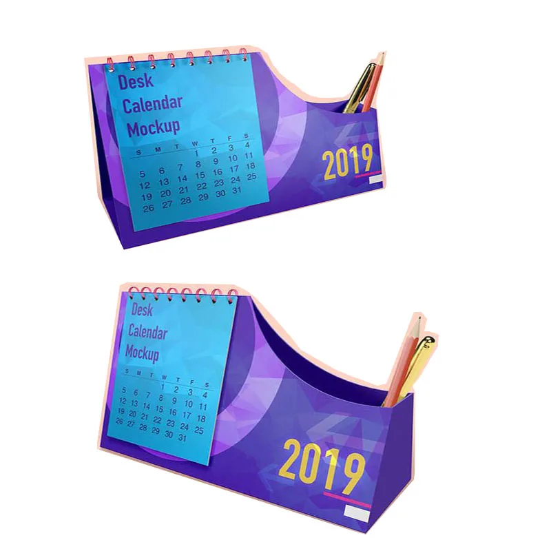 Custom printing with logo 24 days of christmas Coated paper pad advent calendar box/personalised Plan 12 month Desk Calendar