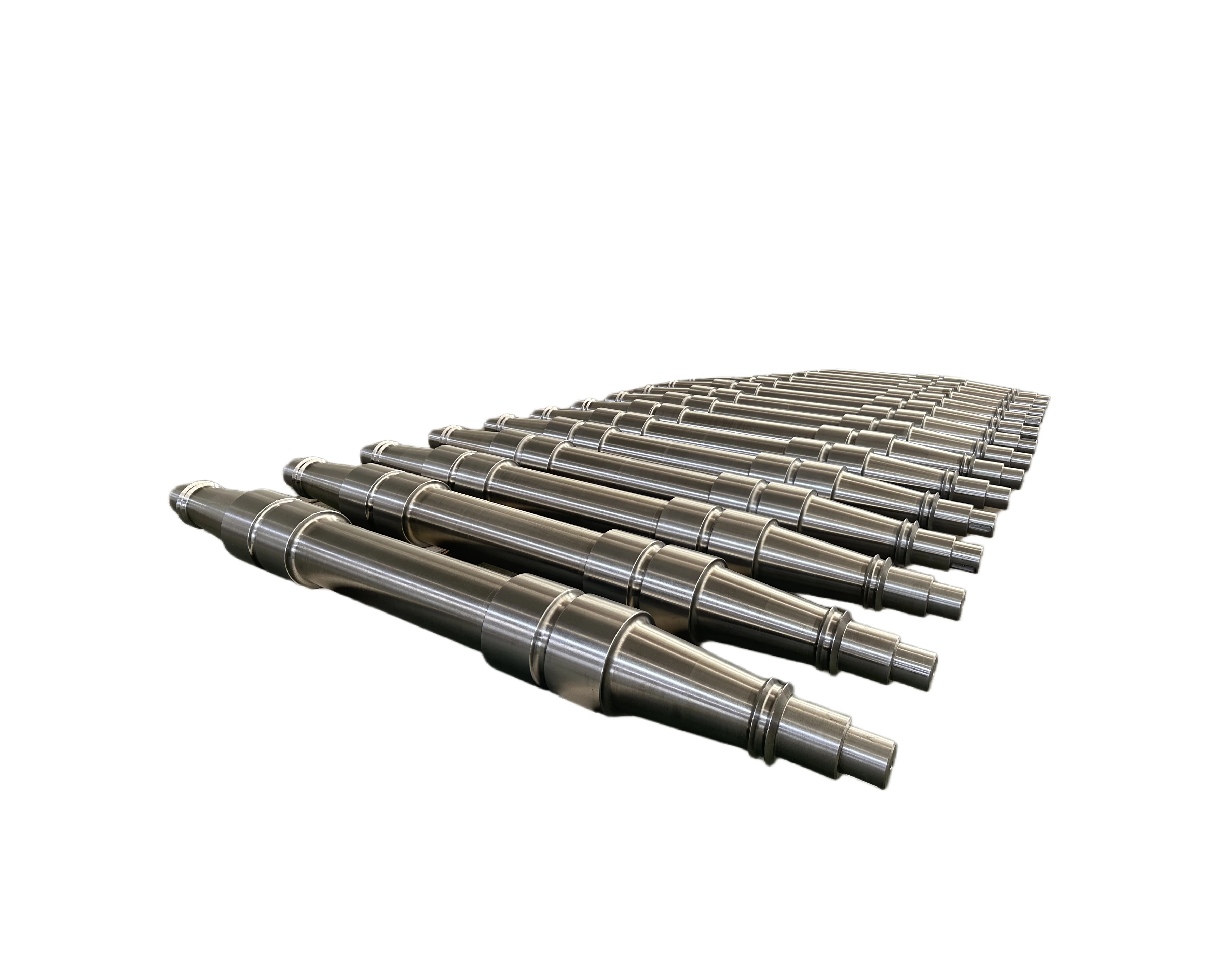 OEM grinding high quality stepped big long shaft roller