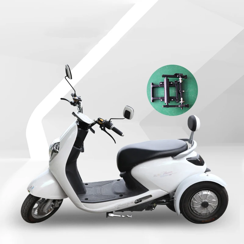 Wholesale High Quality Motorcycle 3 Wheel Moto Electric Scooter Three Wheeler For Adult
