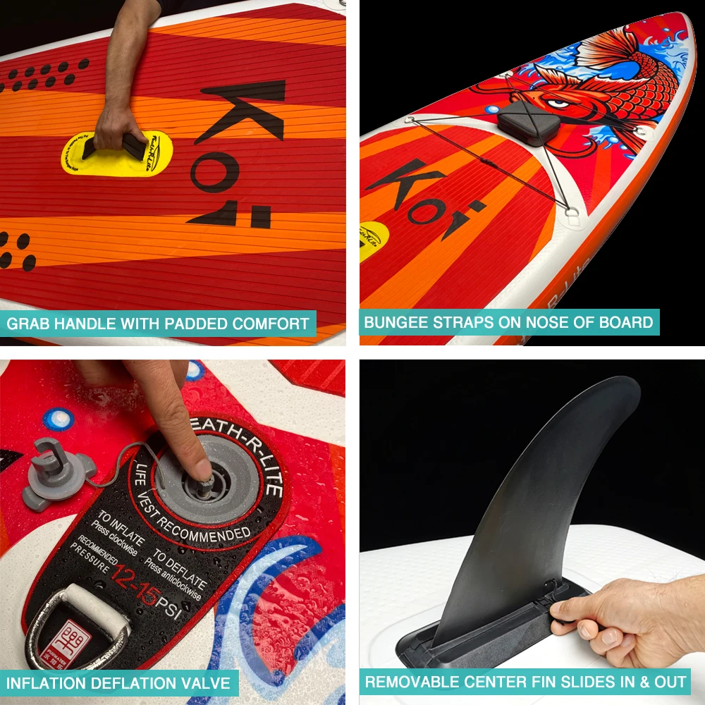  FUNWATER Drop Shipping cheap surfboard stand up paddle board inflatable