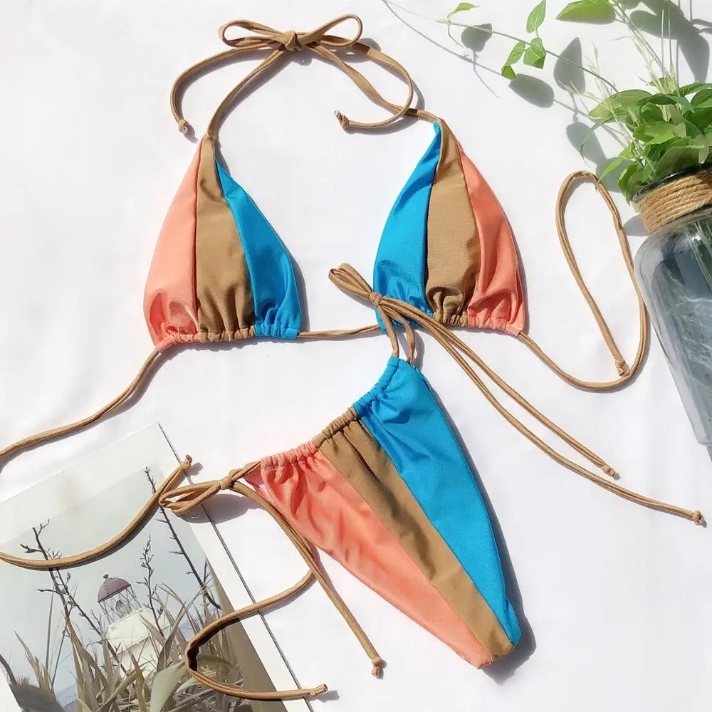 Summer Ladies Vintage Leopard Bikini Sets Beach Swimwear Bathing Suit Hot Fashion Show Sexy Bikini Sportswear for Women Adults