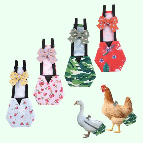 Adjustable Washable chicken diapers Anti Shit Clothes pet chicken diaper for duck