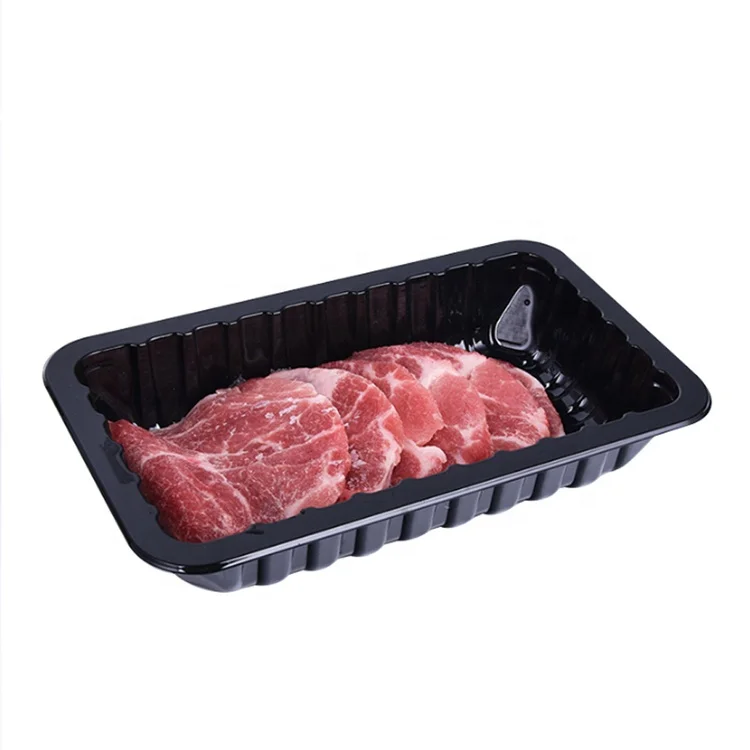 
Disposable Supermarket RPP/PP Food Packaging EVOH Plastic Fruit Vegetable Meat Packing Fresh Tray 
